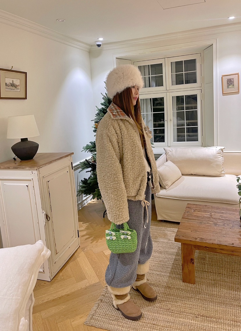 BOUTIQUE-L韓國直郵㊣女士新款職業推薦真品25秋冬夾克兩面穿BOUTIQUE-L夾克