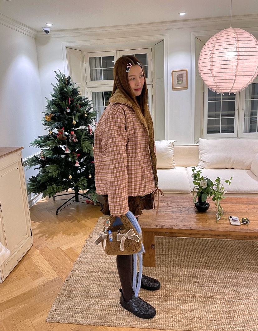 BOUTIQUE-L韓國直郵㊣女士新款職業推薦真品25秋冬夾克兩面穿BOUTIQUE-L夾克