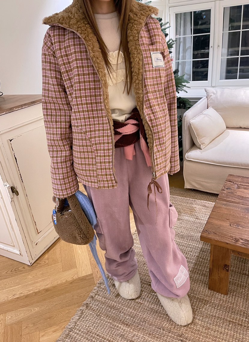 BOUTIQUE-L韓國直郵㊣女士新款職業推薦真品25秋冬夾克兩面穿BOUTIQUE-L夾克