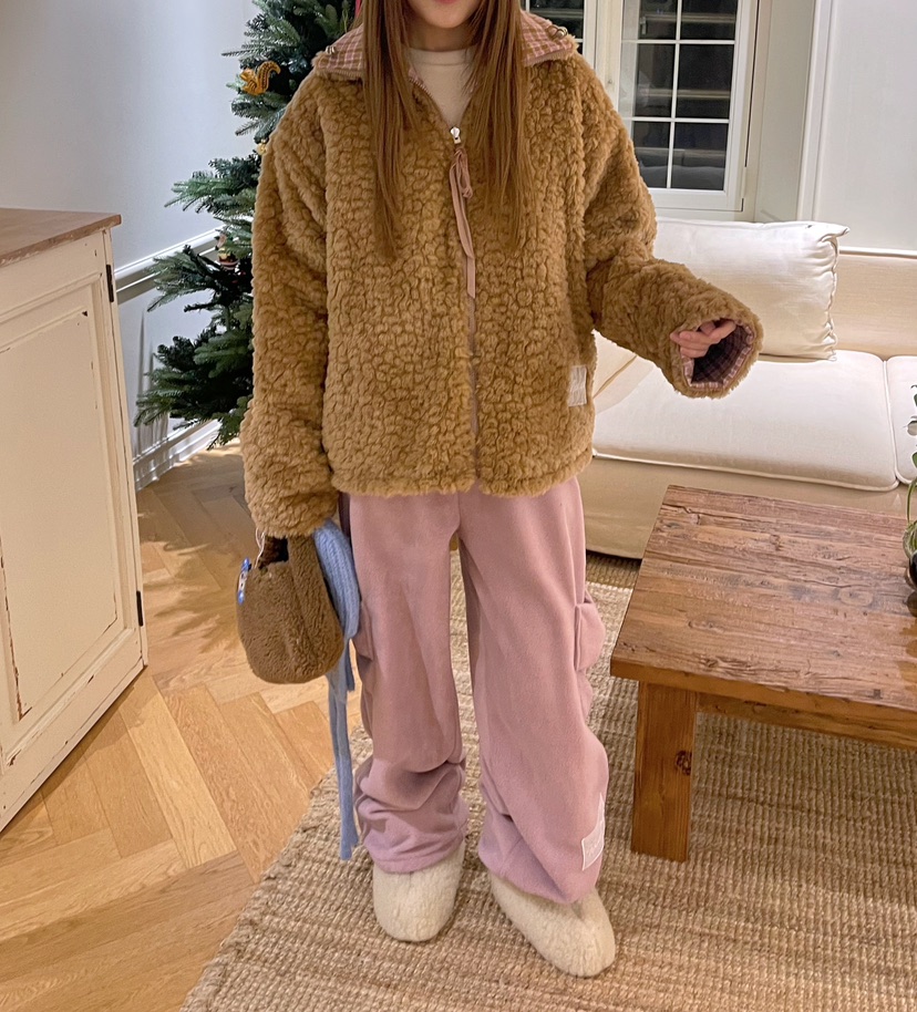 BOUTIQUE-L韓國直郵㊣女士新款職業推薦真品25秋冬夾克兩面穿BOUTIQUE-L夾克