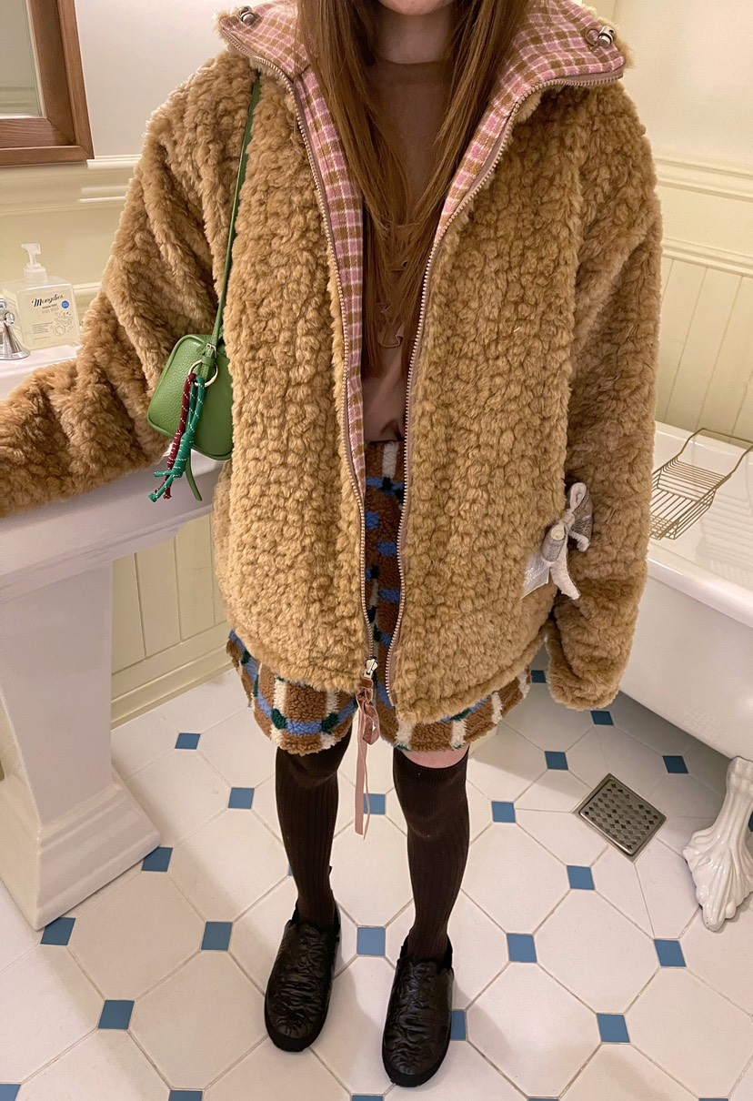 BOUTIQUE-L韓國直郵㊣女士新款職業推薦真品25秋冬夾克兩面穿BOUTIQUE-L夾克