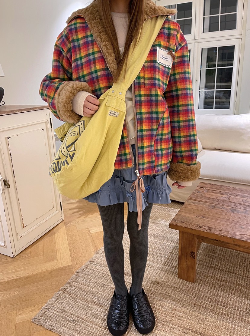 BOUTIQUE-L韓國直郵㊣女士新款職業推薦真品25秋冬夾克兩面穿BOUTIQUE-L夾克