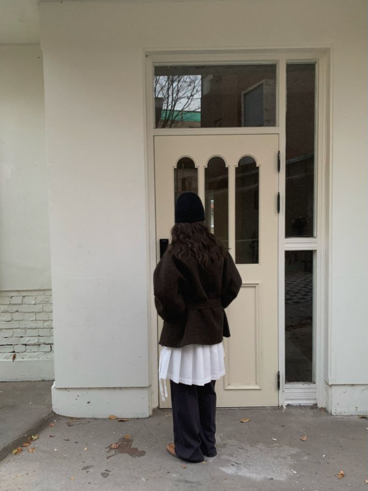 MARE韓國代購㊣女裝新款職業人氣真品時尚推薦25秋冬連衣裙披肩MARE連衣裙