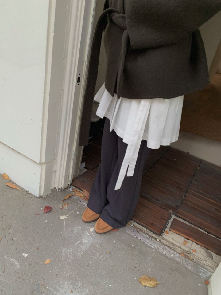 MARE韓國代購㊣女裝新款職業人氣真品時尚推薦25秋冬連衣裙披肩MARE連衣裙