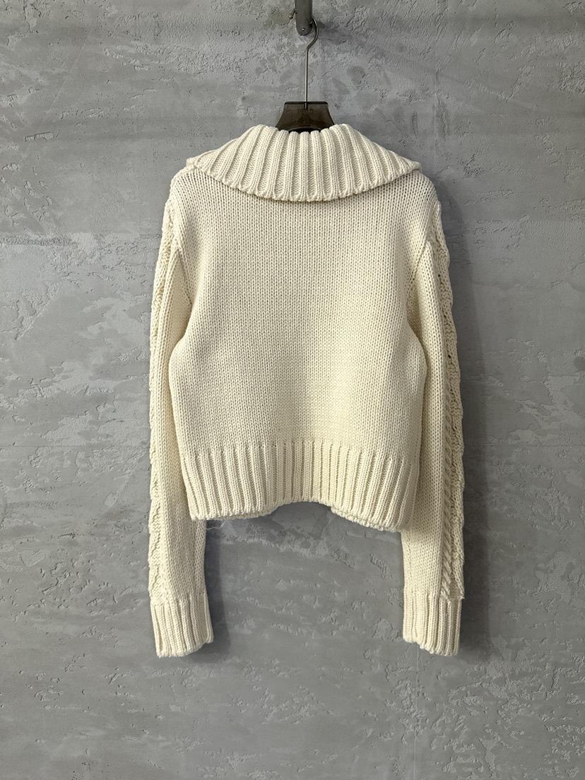 COME OPEN東大門㊣實拍女裝新品職業推薦人氣時尚針織衫拉鏈COMP-(COME OPEN)針織衫