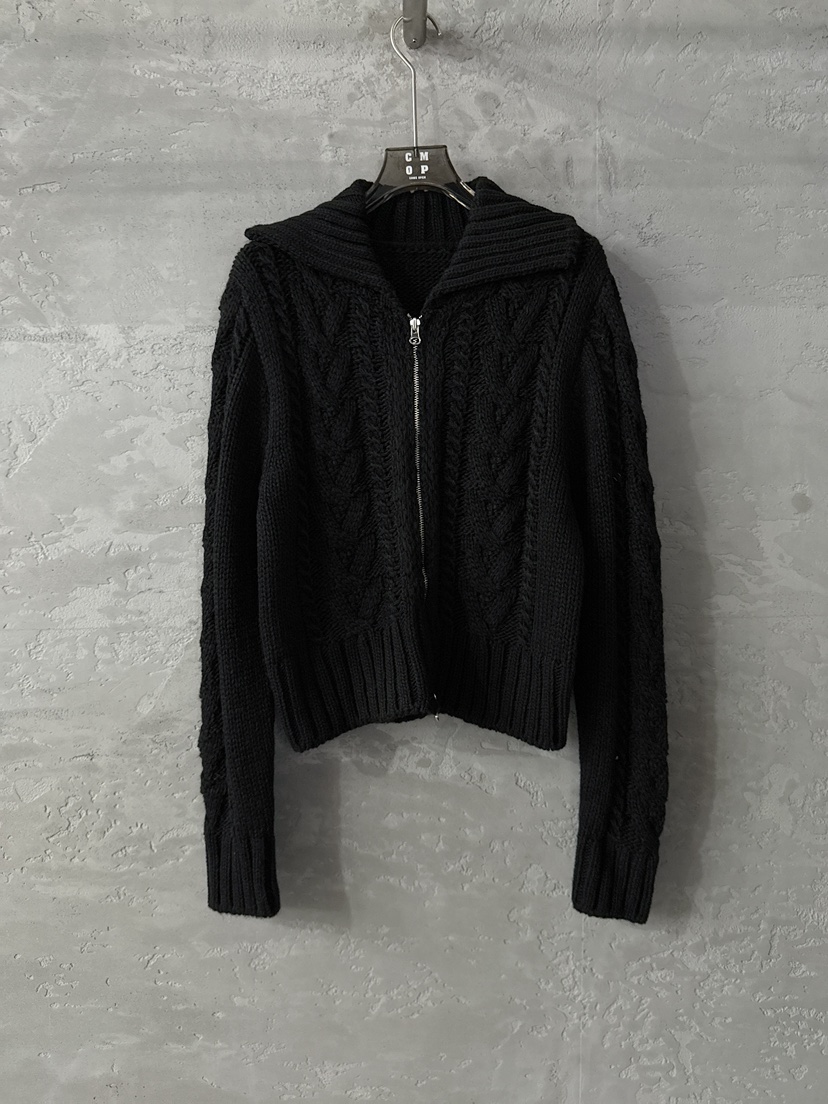 COME OPEN東大門㊣實拍女裝新品職業推薦人氣時尚針織衫拉鏈COMP-(COME OPEN)針織衫圖色2