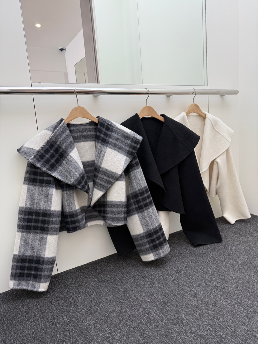 LAVIEU東大門㊣實拍女士新品職業真品休閑熱賣短款大衣手工LAVIEU短款大衣