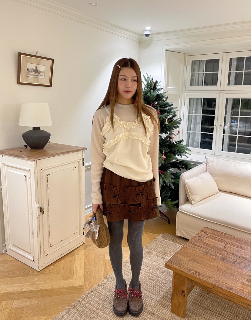 BOUTIQUE-L東大門㊣直郵女裝新品時尚推薦真品熱賣短裙雙層BOUTIQUE-L短裙