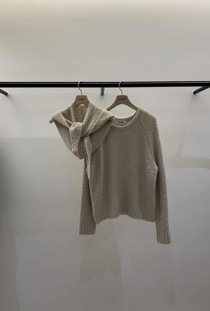 LA CREME東大門㊣實拍女裝新品25秋冬休閑熱賣真品帽子圍巾LA CREME帽子