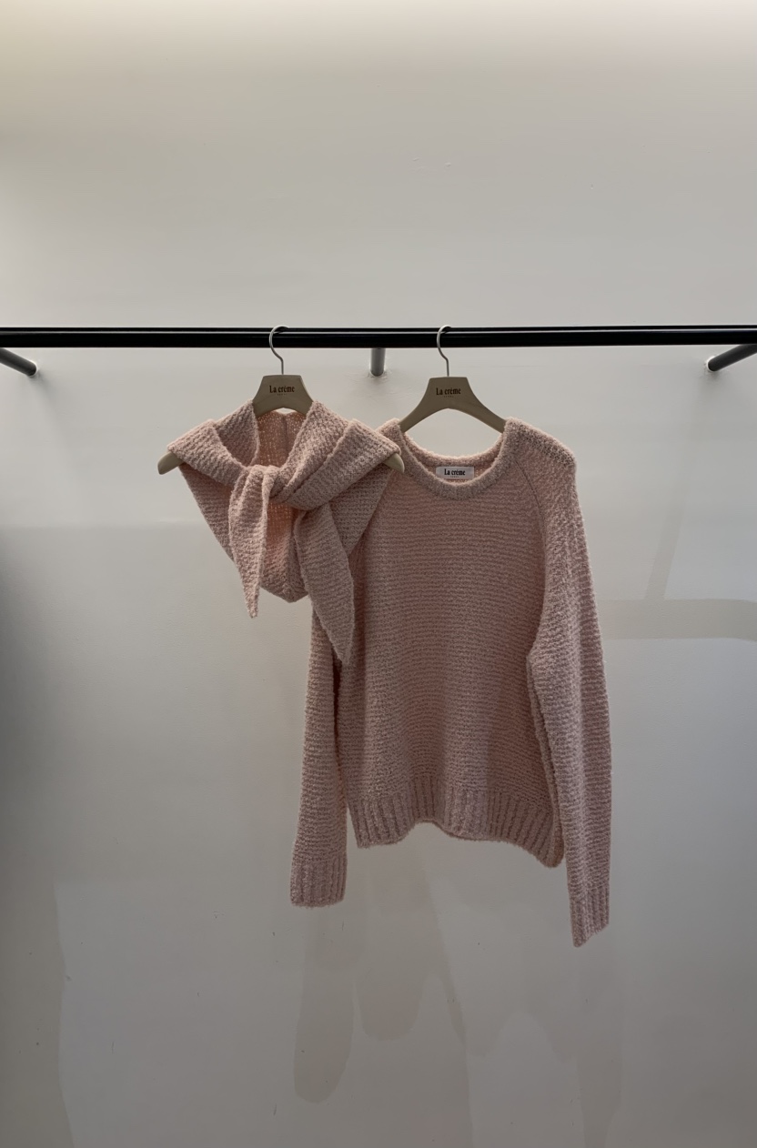 LA CREME東大門㊣實拍女裝新品25秋冬休閑熱賣真品帽子圍巾LA CREME帽子