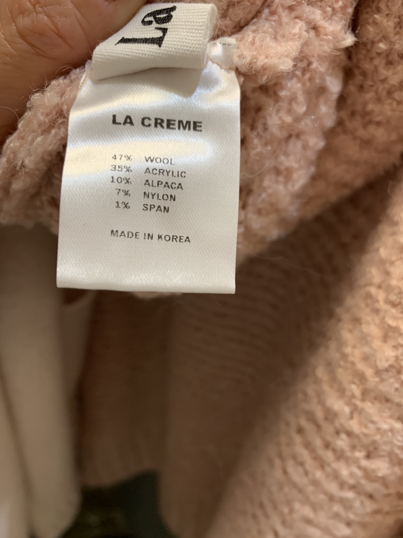 LA CREME東大門㊣實拍女裝新品25秋冬休閑熱賣真品帽子圍巾LA CREME帽子