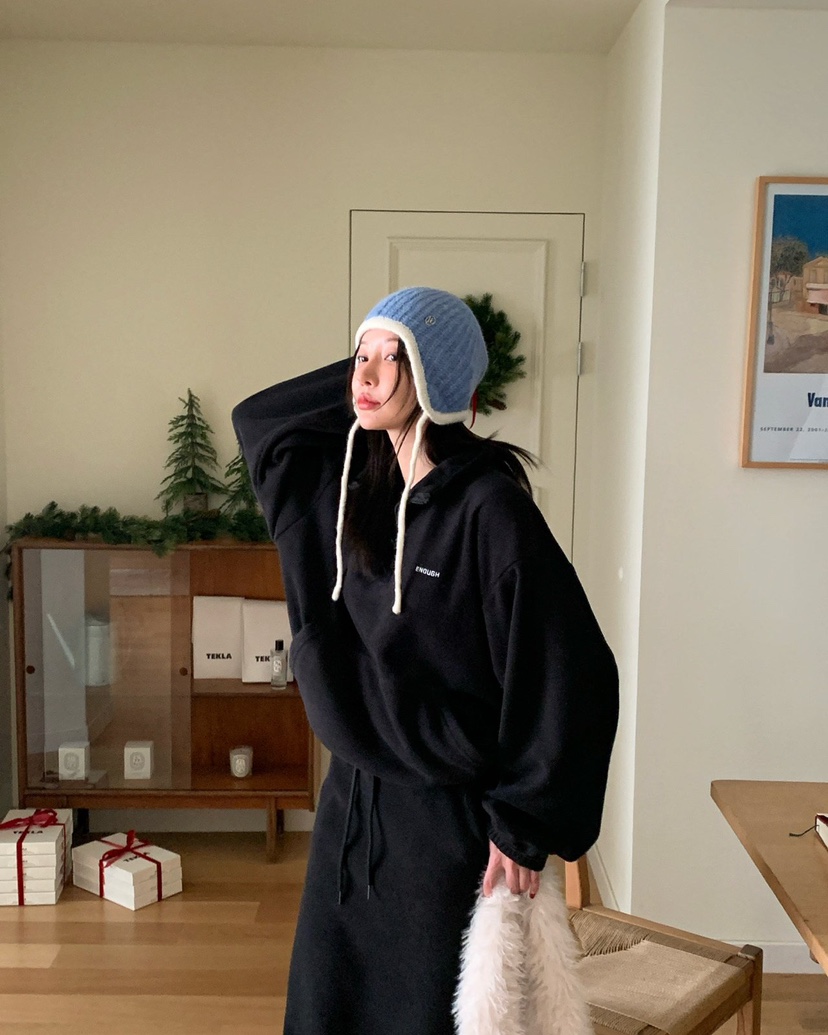 REVE CITE-L韓國直郵㊣女裝新款休閑25秋冬時尚熱賣推薦衛衣REVE CITE衛衣圖色3