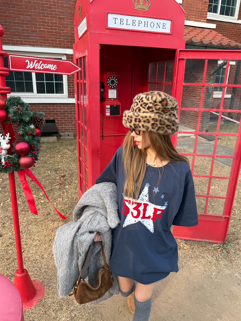 ZEROZERO韓國代購㊣女士新品人氣休閑職業推薦真品25秋冬T恤絨ZEROZEROT恤圖色3