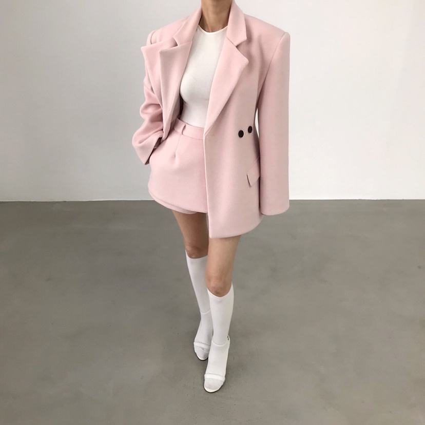 2TWO MOON韓國直郵㊣女裝新款人氣25秋冬休閑真品裙褲羊毛2TWO MOON裙褲