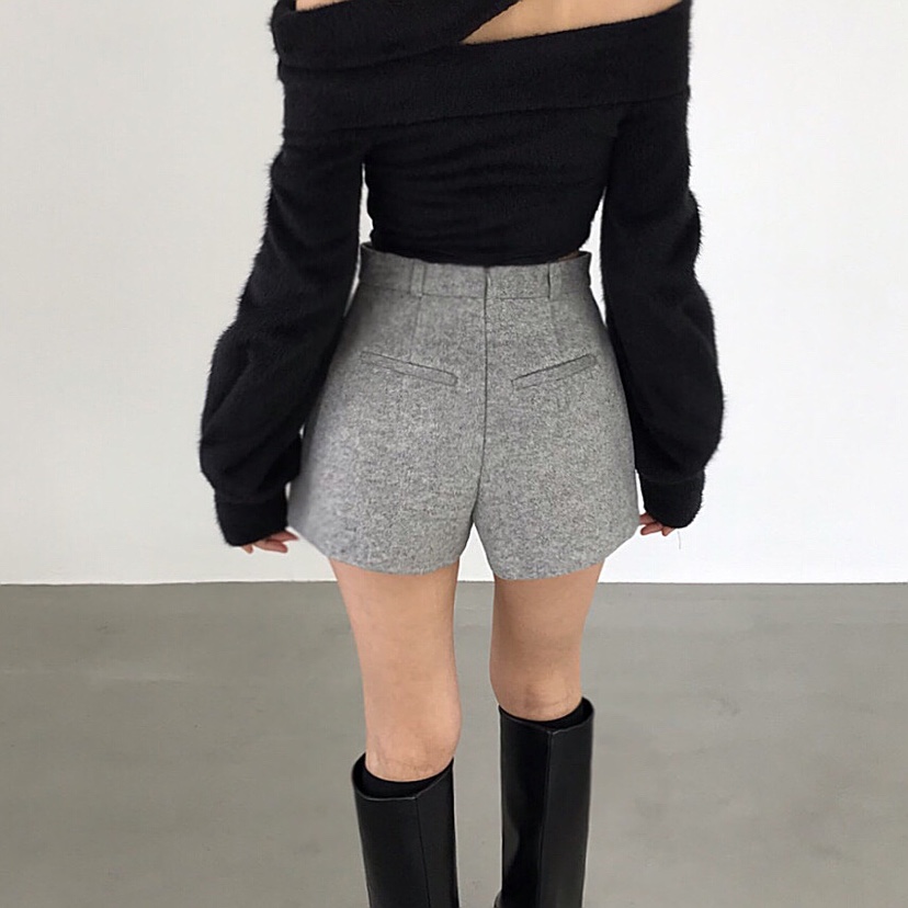 2TWO MOON韓國直郵㊣女裝新款人氣25秋冬休閑真品裙褲羊毛2TWO MOON裙褲