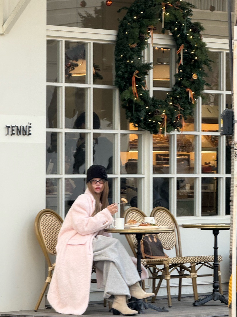 ZEROZERO韓國代購㊣女裝新款推薦真品人氣休閑熱賣中長款大衣ZEROZERO中長款大衣