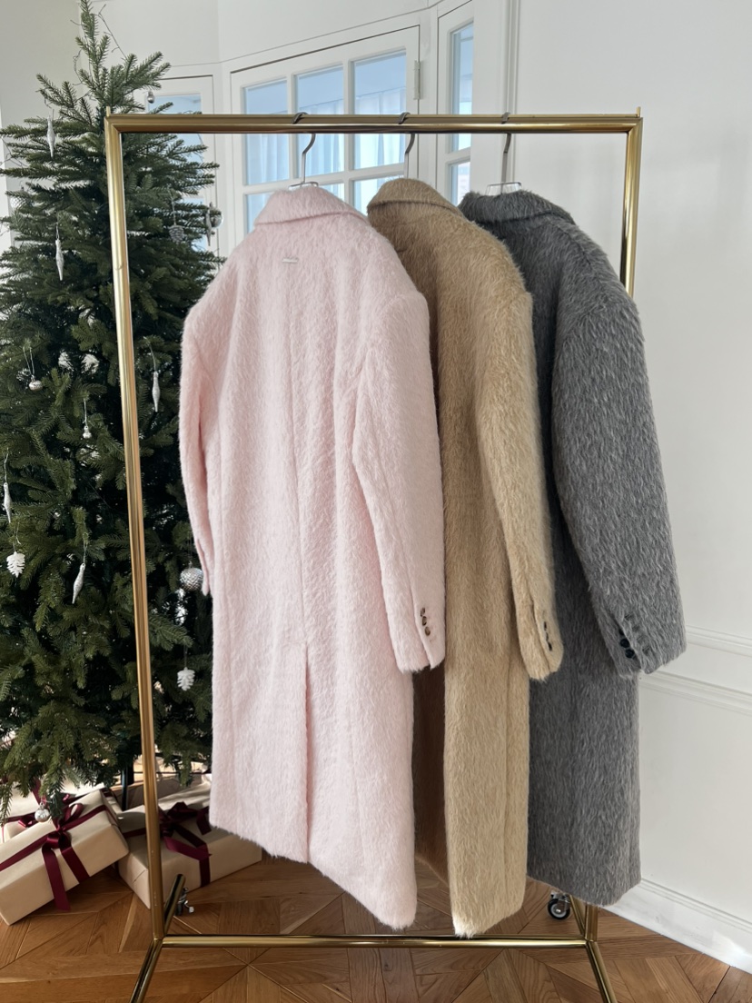 ZEROZERO韓國代購㊣女裝新款推薦真品人氣休閑熱賣中長款大衣ZEROZERO中長款大衣