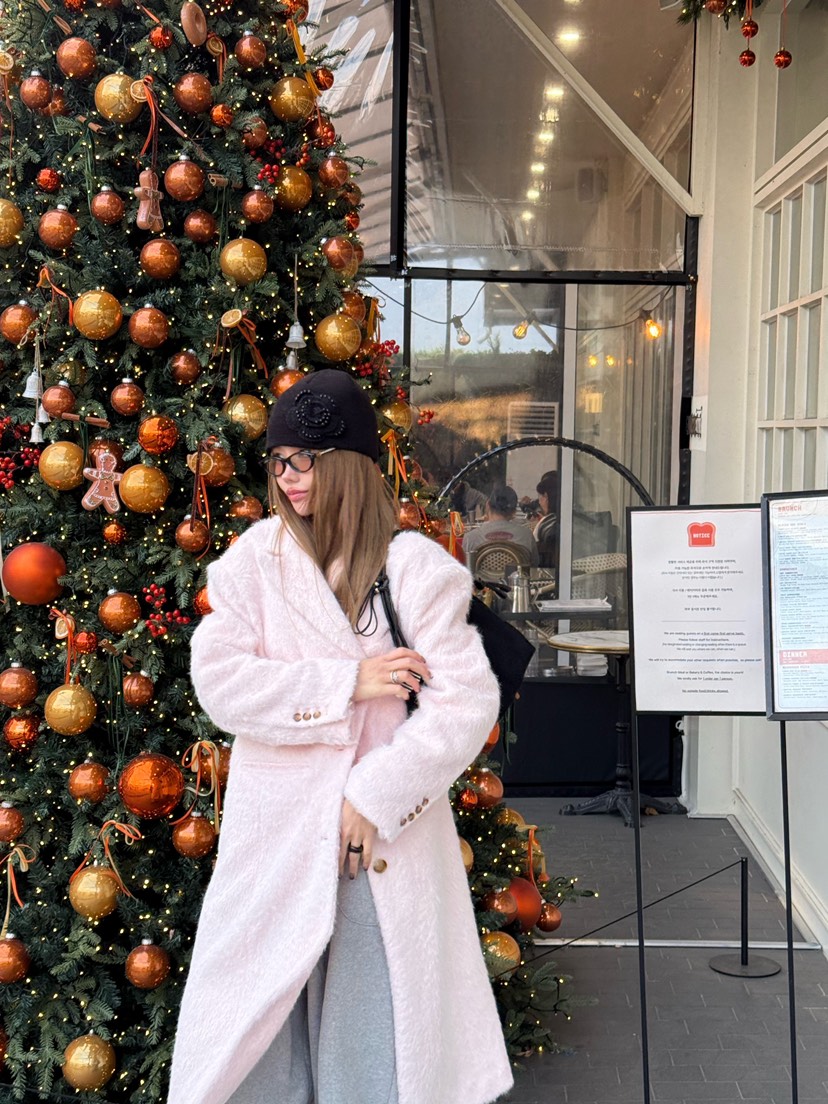 ZEROZERO韓國代購㊣女裝新款推薦真品人氣休閑熱賣中長款大衣ZEROZERO中長款大衣圖色2