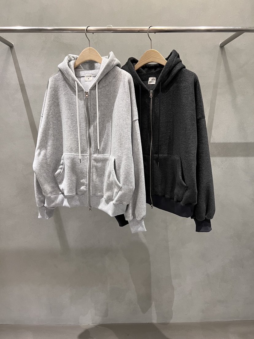 X-MOOD東大門㊣直郵女士新款25秋冬休閑職業時尚夾克連帽衫X-MOOD夾克