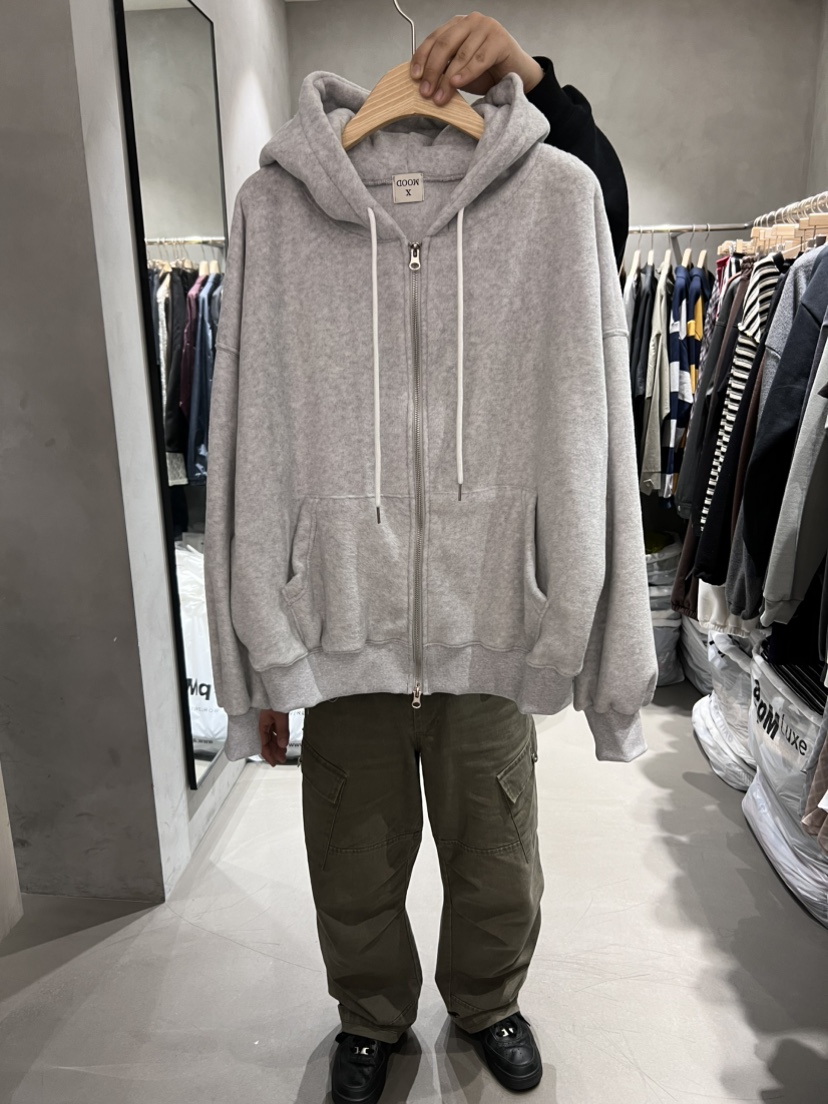 X-MOOD東大門㊣直郵女士新款25秋冬休閑職業時尚夾克連帽衫X-MOOD夾克圖色1