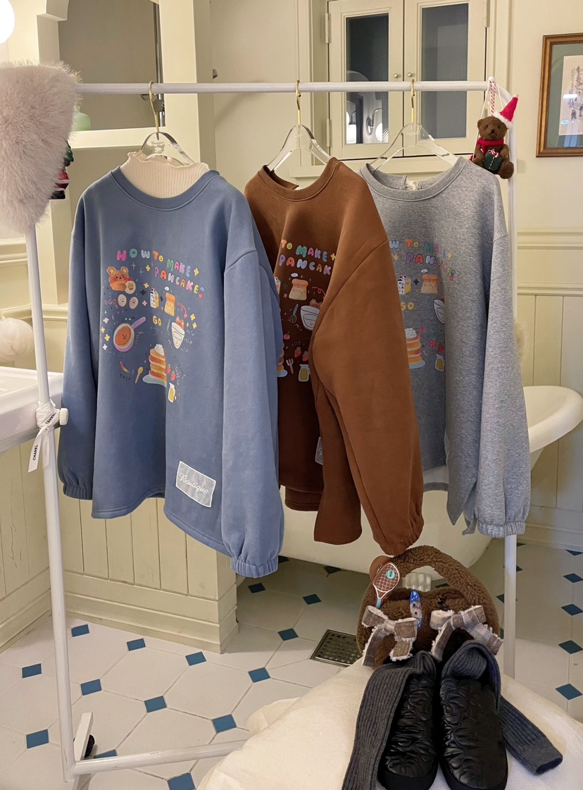 BOUTIQUE-L東大門㊣實拍女裝新款職業25秋冬推薦人氣休閑衛衣BOUTIQUE-L衛衣