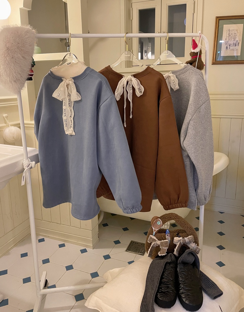 BOUTIQUE-L東大門㊣實拍女裝新款職業25秋冬推薦人氣休閑衛衣BOUTIQUE-L衛衣