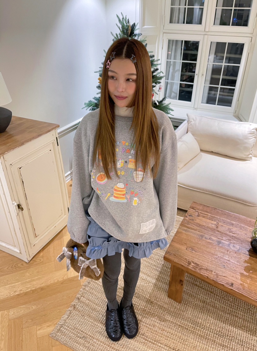 BOUTIQUE-L東大門㊣實拍女裝新款職業25秋冬推薦人氣休閑衛衣BOUTIQUE-L衛衣