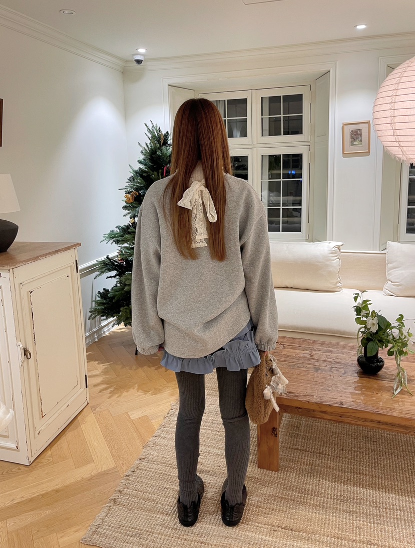 BOUTIQUE-L東大門㊣實拍女裝新款職業25秋冬推薦人氣休閑衛衣BOUTIQUE-L衛衣