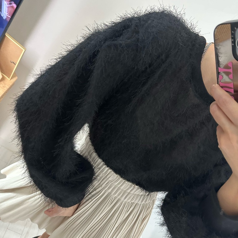 SOUIT韓國代購㊣女裝新款真品職業時尚推薦熱賣長袖T恤透明SOUIT by mabel-L長袖T恤