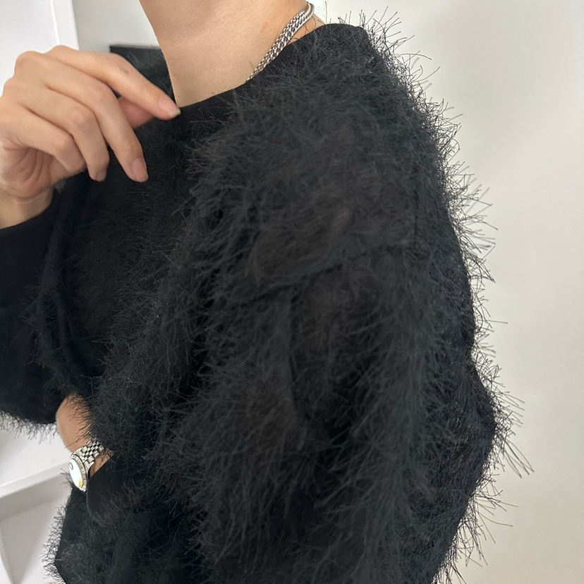 SOUIT韓國代購㊣女裝新款真品職業時尚推薦熱賣長袖T恤透明SOUIT by mabel-L長袖T恤