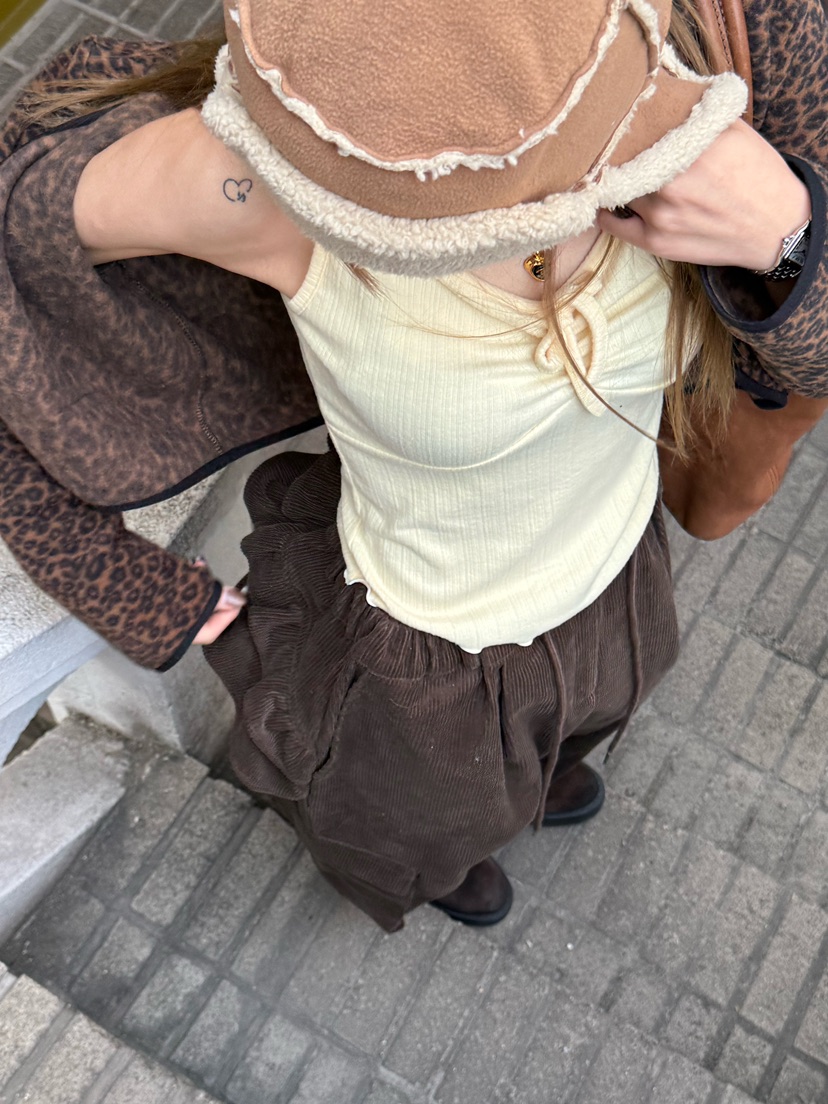 ZEROZERO東大門㊣代購女裝新款職業熱賣休閑褲工裝褲荷葉邊ZEROZERO休閑褲