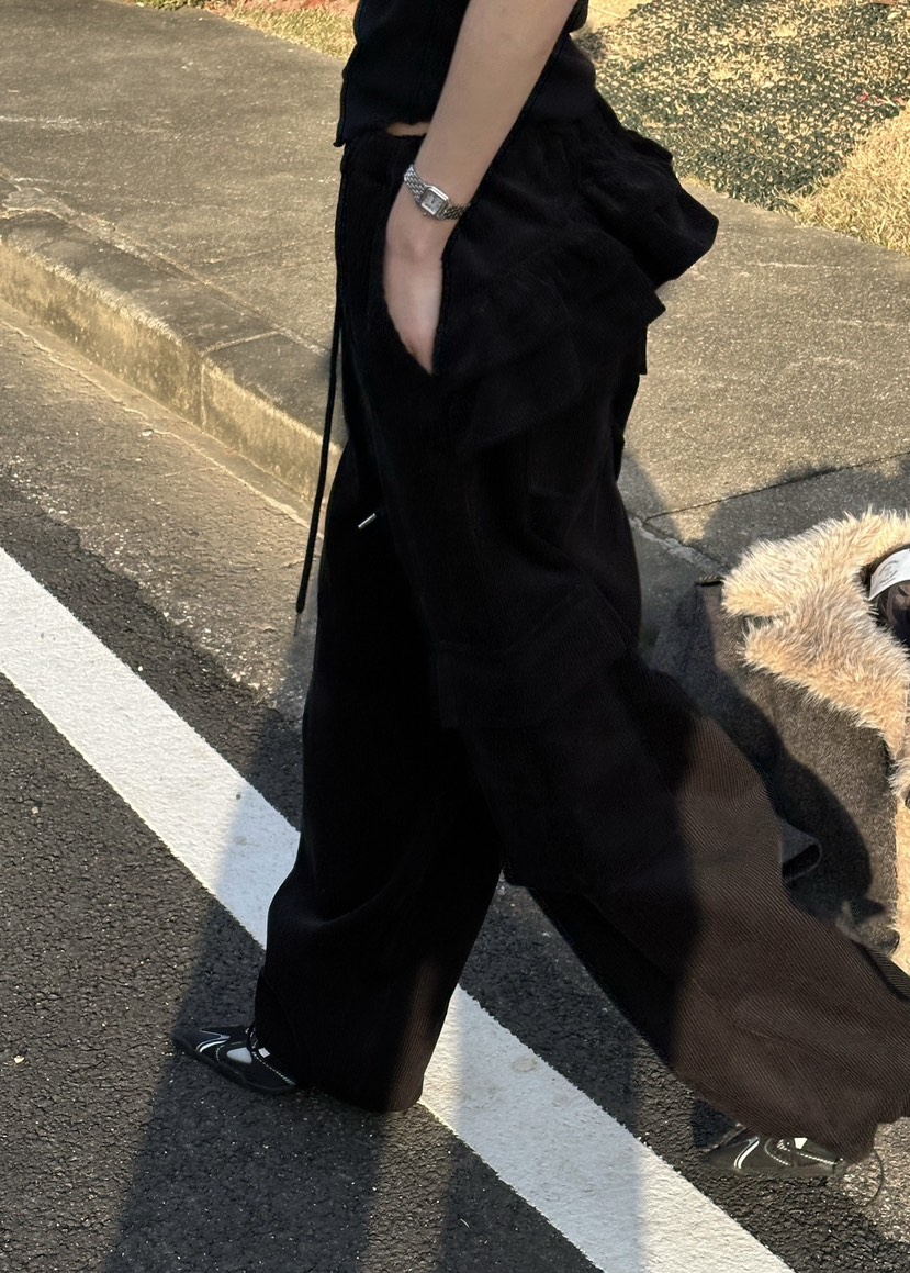 ZEROZERO東大門㊣代購女裝新款職業熱賣休閑褲工裝褲荷葉邊ZEROZERO休閑褲