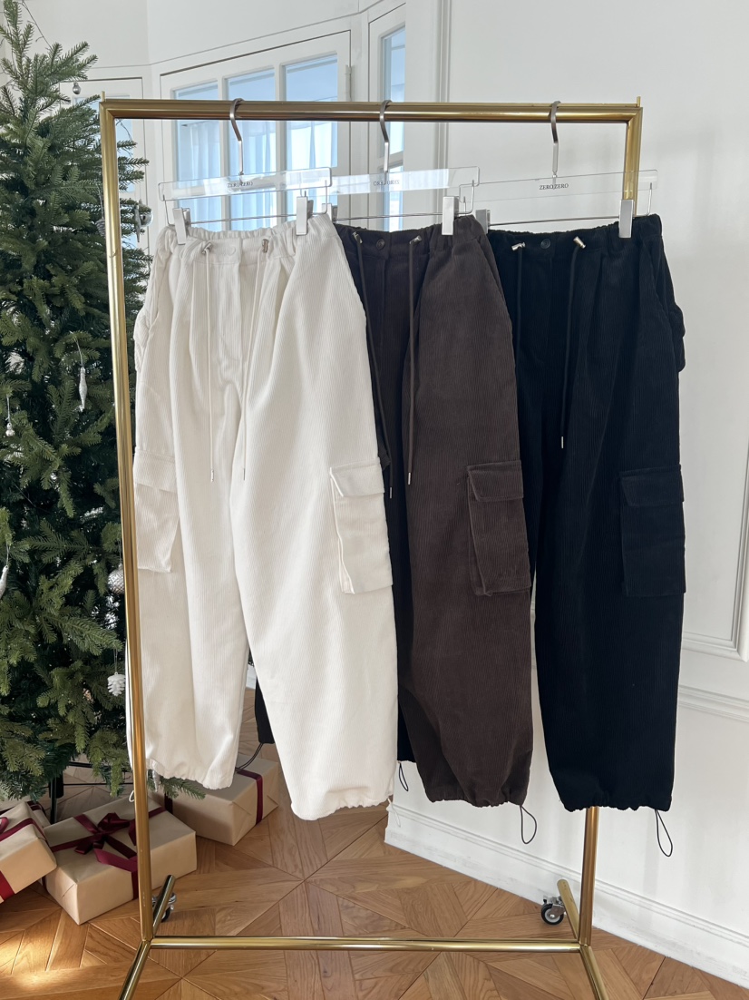 ZEROZERO東大門㊣代購女裝新款職業熱賣休閑褲工裝褲荷葉邊ZEROZERO休閑褲