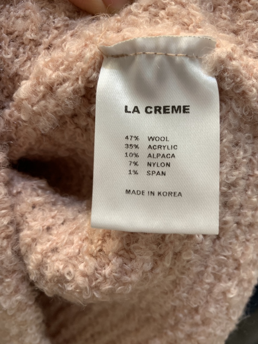 LA CREME東大門㊣代購女士新品25秋冬推薦熱賣職業人氣針織衫LA CREME針織衫