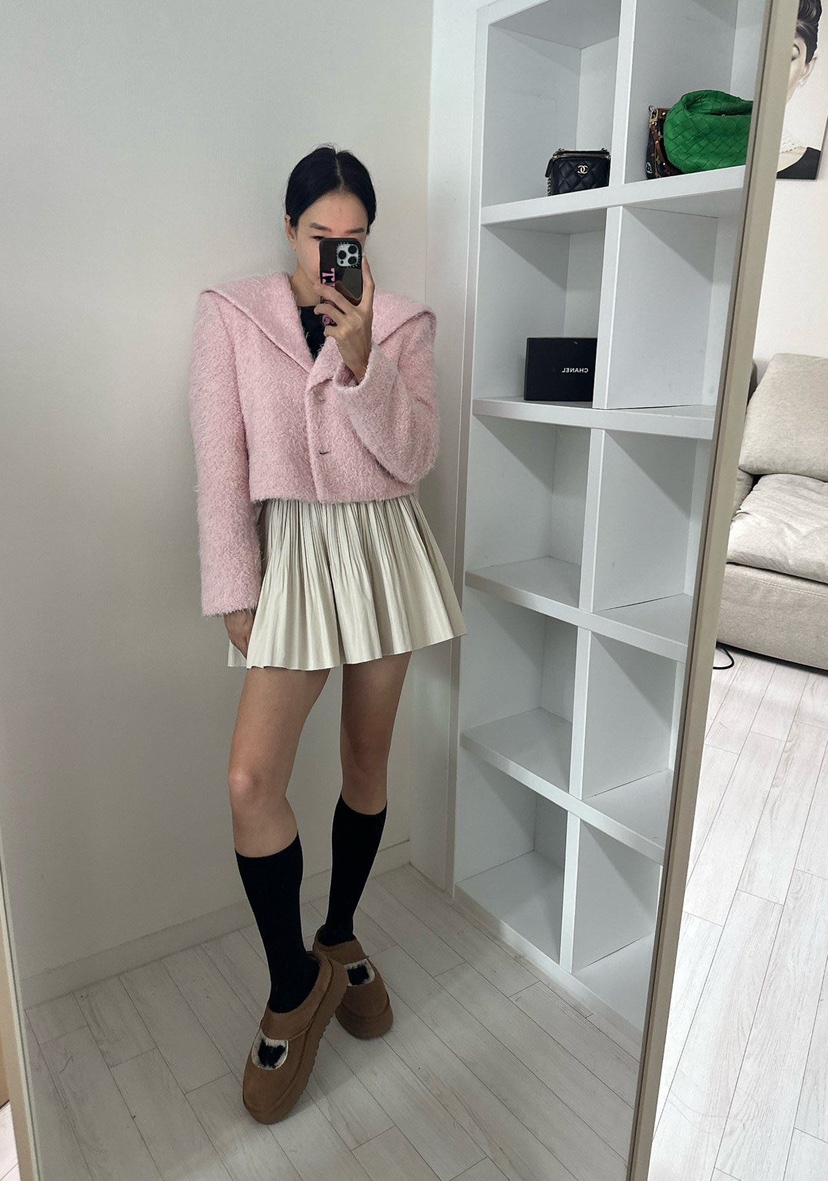 SOUIT東大門㊣代購女裝新品人氣職業熱賣推薦休閑真品夾克羊毛SOUIT by mabel-L夾克