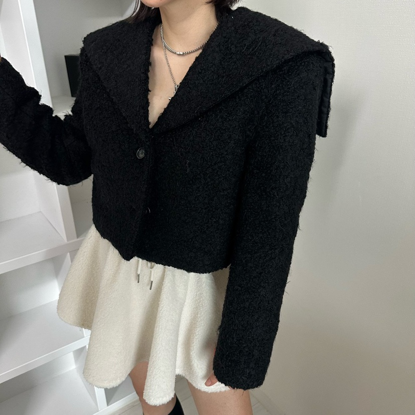 SOUIT東大門㊣代購女裝新品人氣職業熱賣推薦休閑真品夾克羊毛SOUIT by mabel-L夾克