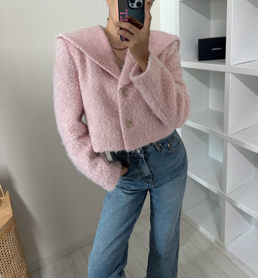 SOUIT東大門㊣代購女裝新品人氣職業熱賣推薦休閑真品夾克羊毛SOUIT by mabel-L夾克