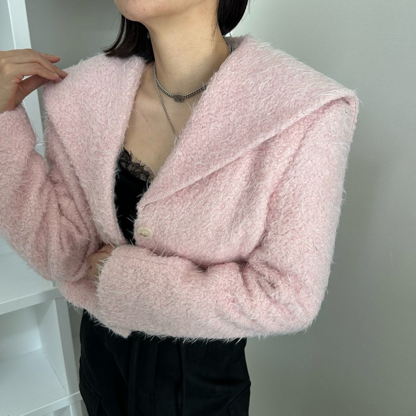 SOUIT東大門㊣代購女裝新品人氣職業熱賣推薦休閑真品夾克羊毛SOUIT by mabel-L夾克