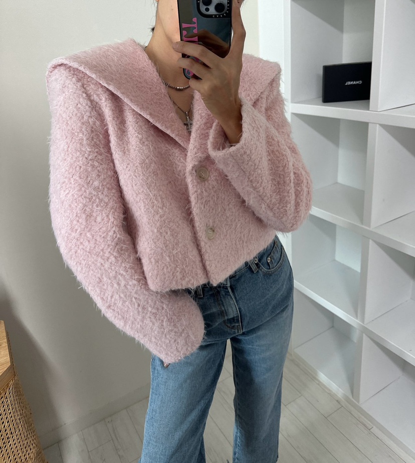 SOUIT東大門㊣代購女裝新品人氣職業熱賣推薦休閑真品夾克羊毛SOUIT by mabel-L夾克圖色2