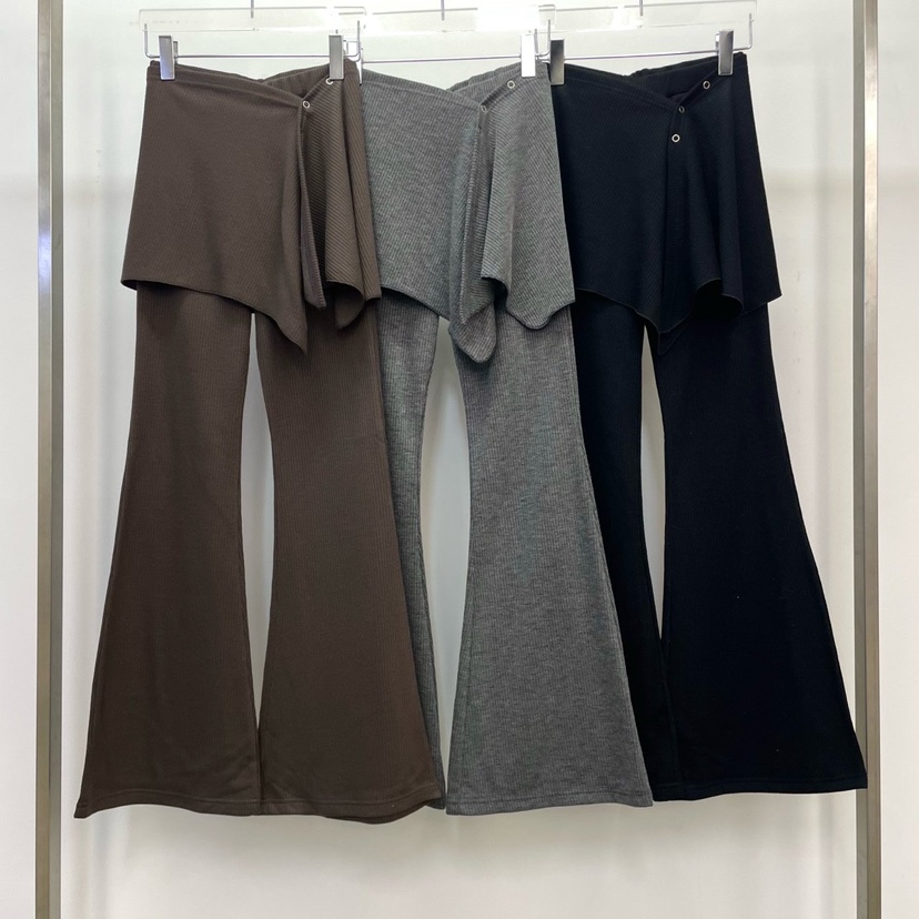 REVE CITE-L韓國代購㊣女士新款休閑真品時尚25秋冬裙褲羊毛REVE CITE裙褲