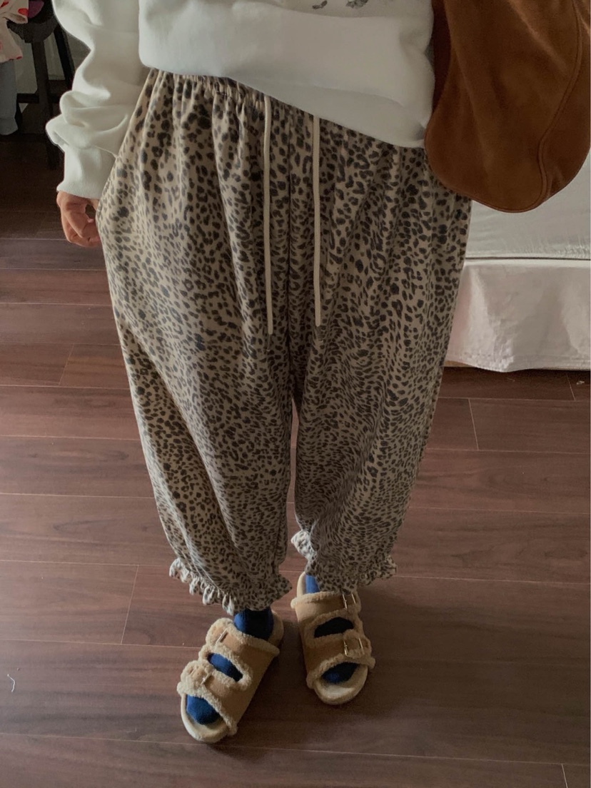 TOLL東大門㊣實拍女裝新款人氣時尚熱賣真品休閑休閑褲抓絨TOLL休閑褲