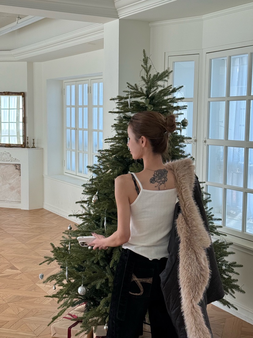 ZEROZERO韓國直郵㊣女士新款休閑推薦真品25秋冬人氣吊帶背心ZEROZERO吊帶/背心