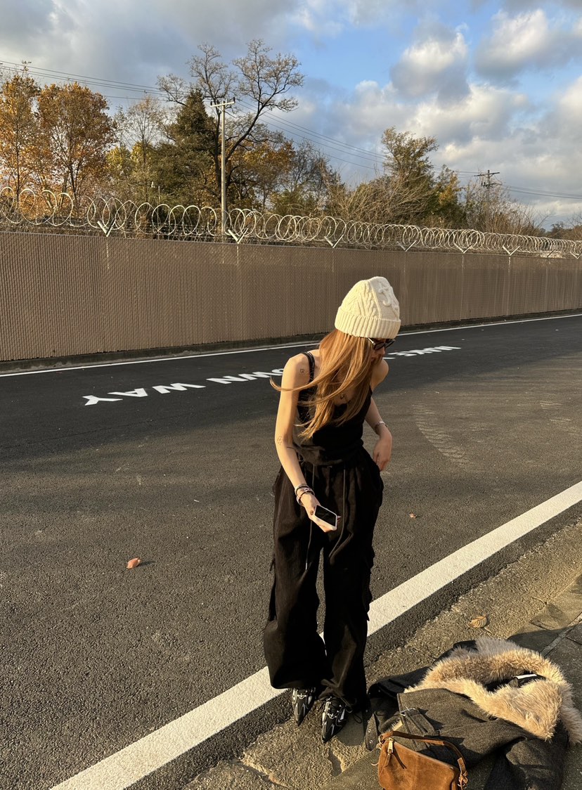 ZEROZERO韓國直郵㊣女士新款休閑推薦真品25秋冬人氣吊帶背心ZEROZERO吊帶/背心