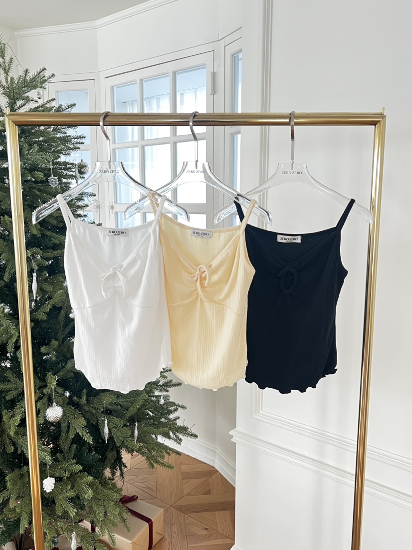 ZEROZERO韓國直郵㊣女士新款休閑推薦真品25秋冬人氣吊帶背心ZEROZERO吊帶/背心