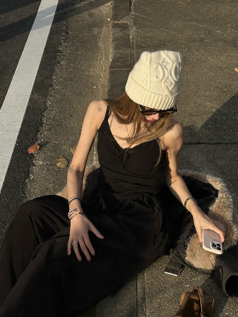 ZEROZERO韓國直郵㊣女士新款休閑推薦真品25秋冬人氣吊帶背心ZEROZERO吊帶/背心圖色2