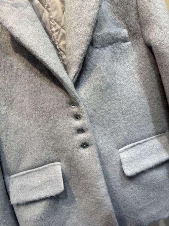 1.3東大門㊣實拍女裝新款推薦休閑25秋冬時尚職業夾克馬海毛1.3夾克