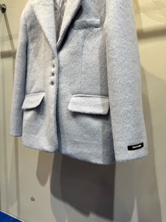 1.3東大門㊣實拍女裝新款推薦休閑25秋冬時尚職業夾克馬海毛1.3夾克