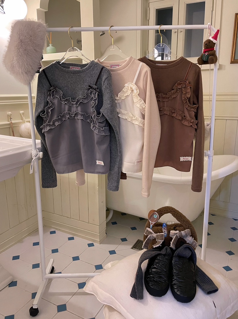 BOUTIQUE-L東大門㊣直郵女裝新品推薦人氣熱賣職業長袖T恤BOUTIQUE-L長袖T恤