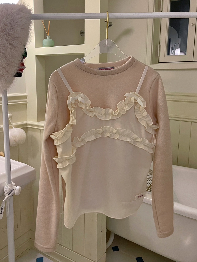 BOUTIQUE-L東大門㊣直郵女裝新品推薦人氣熱賣職業長袖T恤BOUTIQUE-L長袖T恤圖色2