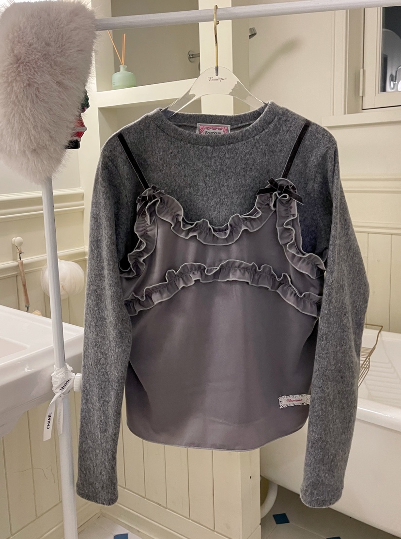 BOUTIQUE-L東大門㊣直郵女裝新品推薦人氣熱賣職業長袖T恤BOUTIQUE-L長袖T恤圖色3